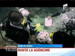 Nuntă pe fundul oceanului Atlantic