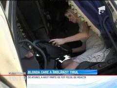 Crina, şoferiţa sexy de TIR din România