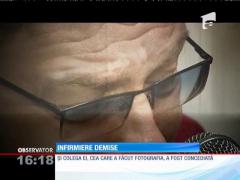 Infirmiera care s-a fotografiat lângă Gabriel Cotabiţă, concediată de la Spitalul Floreasca