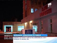 Un bărbat şi-a lovit soţia, sora şi cumnatul cu o sticlă spartă