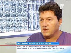 Atenţie, părinţi! Ghiozdanul greu, pericol pentru spate