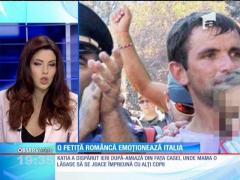 O fetiţă româncă de doi ani a stârnit emoţie, în Italia