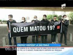 Protest inedit la Sao Paulo