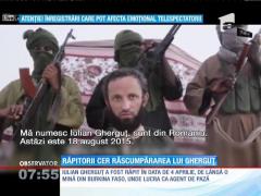 A apărut o nouă înregistrare cu Iulian Gherguţ, românul răpit în Burkina Faso