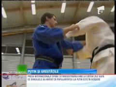 Vladimir Putin îşi încordează muşchii de dragul popularităţii