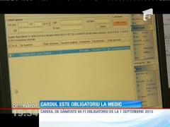 Cardul de sănătate este obligatoriu la medic