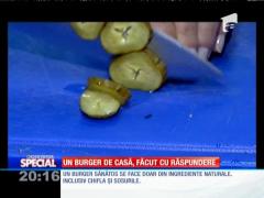Special! Rețeta unui hamburger sănătos