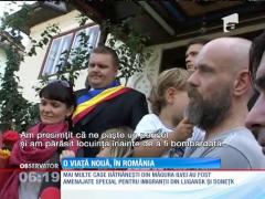 Zece familii din Ucraina, viață nouă în România