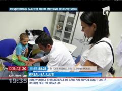 Ionuţ s-a născut fără degete la mâini și la picioare