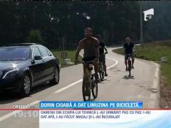 Regele Dorin Cioabă a dat limuzina pe bicicletă