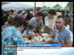 Festivalul sarmalelor din Salonta a fost un succes