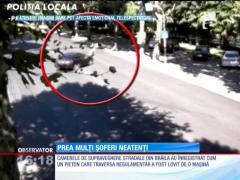 Accidente rutiere pe bandă rulantă în Brăila