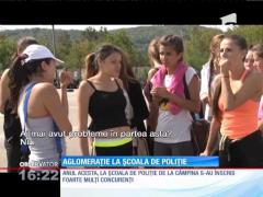 Aglomerație la Școala de Poliție de la Câmpina