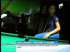 Sonia Simionov, prezentatoarea emisiunii "Am ceva să-ţi spun", a câştigat din nou trofeul "Black Sea Cup" la biliard!