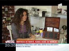 SPECIAL! Invitațiile pentru nuntă comestibile