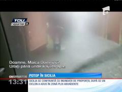 Sicilia se confruntă cu inundaţii de proporţii