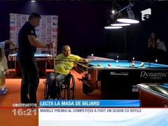 Lecții de biliard pentru cei în scaun cu rotile de la Sonia Simionov