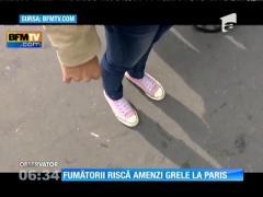În Paris, aruncatul mucurilor de țigară pe jos se va pedepsi cu o amendă de 68 de euro