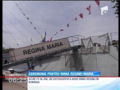 Inima Reginei Maria, expusă la bordul fregatei care-i poartă numele