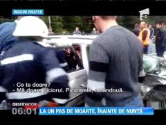 Doi viitori miri, răniţi grav într-un accident rutier pe o şosea din judeţul Suceava