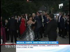 Naşul Radu Zamfir, dans romantic cu soţia