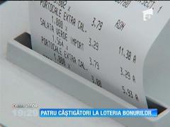 Patru câştigători la loteria bonurilor