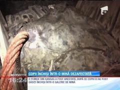 Doi copii au fost salvaţi din întâmplare de la o viaţă cumplită