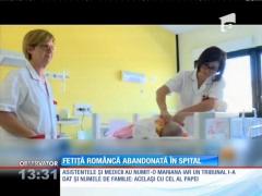 O fetiţă născută de o româncă, abandonată într-un spital din Sicilia