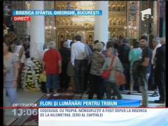 Corneliu Vadim Tudor a fost depus la Biserica Sfântul Gheorghe