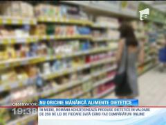Românii au dat iama la raionul cu alimente dietetice. În goană după slăbit, riscă afecţiuni deloc uşoare