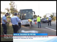 Pensionar din Ploieşti, ucis pe trecerea de pietoni