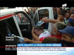 Lupte violente la graniţa sârbo-ungară