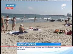Vreme de vacanță pe litoral. Temperaturile vor urca până la  25 de grade