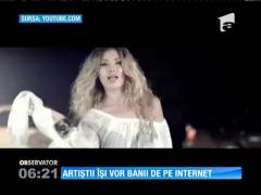 Cântăreţii vor bani pentru fiecare apariţie pe reţelele de internet audio-video