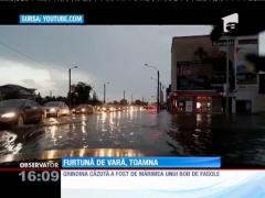 O furtună de vară a făcut prăpăd în Braşov