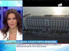 Milionarul Dan Adamescu plăteşte pentru infidelitate