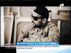 Update /  Un tânăr drogat şi-a atacat mama cu un cuţit