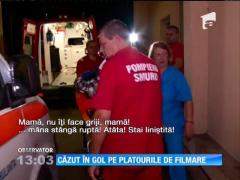 Figurant căzut în gol pe platourile de filmare. Care este starea victimei