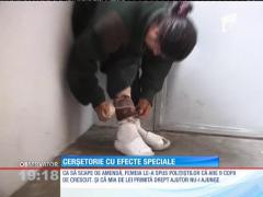 O sărmană şi-a inventat o rană cu ajutorul unui ficat de porc!