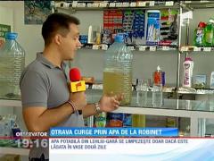 În localitatea Lehliu-Gară apa potabilă are culoare roșie și un miros urât