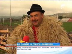 Ciobanii s-au întors cu oile de la munte şi s-au pus pe sărbătorit