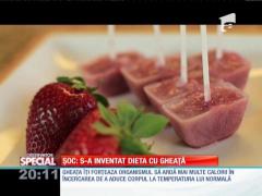 SPECIAL! S-a inventat dieta cu gheață