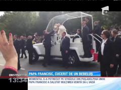 Papa Francisc, cucerit de bebelușii din Statele Unite