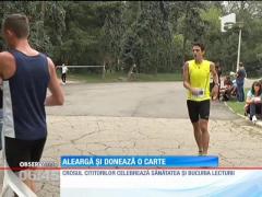 Aleargă și donează o carte la Crosul cititorilor