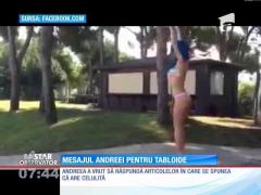 Andreea Bălan şi-a arătat posteriorul pe pagina ei de socializare!