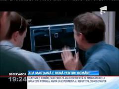 Românii cred că apa de de Marte ar avea succes dacă ajunge în rafturile magazinelor