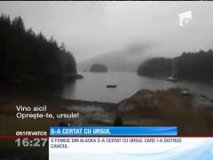 O femeie din Alaska s-a "certat" cu ursul care i-a distrus caiacul