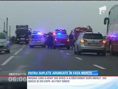 Mașină SPULBERATĂ  de o cisternă. 4 oameni AU MURIT