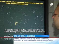 Astronomii au descoperit trei noi stele variabile