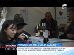 Festivalul culesului viilor, la Paris
